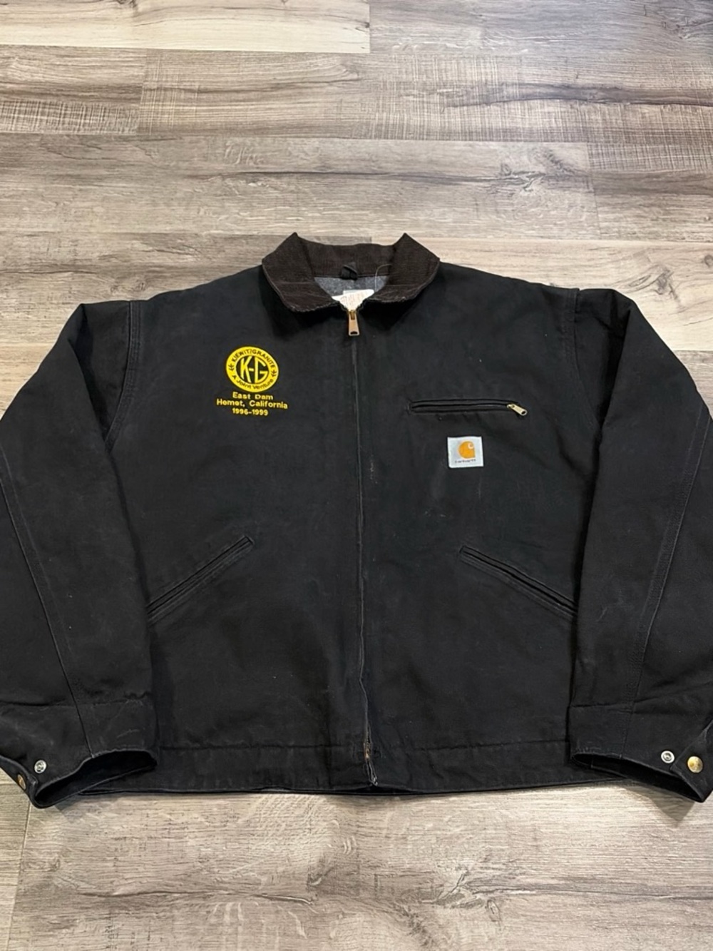 Black Carhartt Detroit jacket